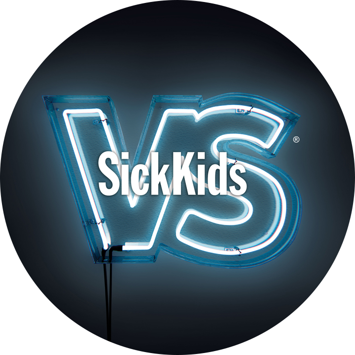 The SickKids VS logo.