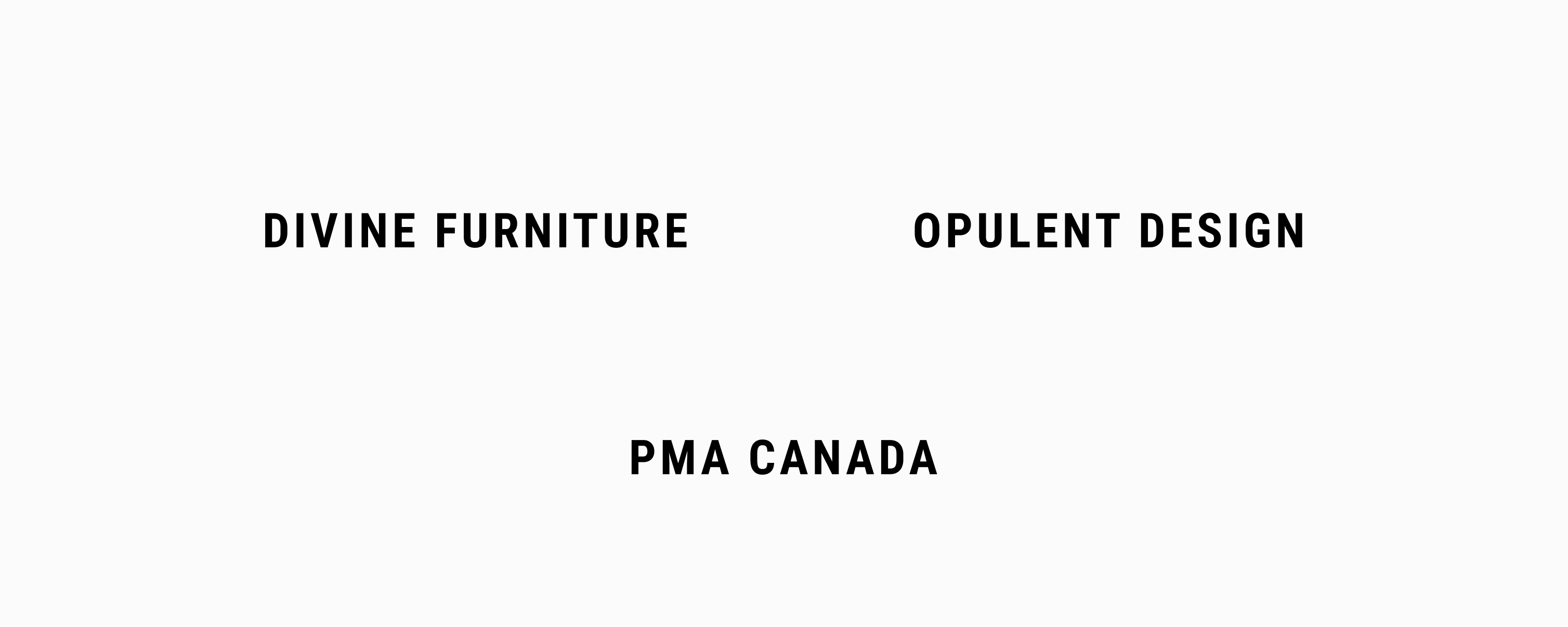 Divine Furniture, Opulent Design, PMA Canada