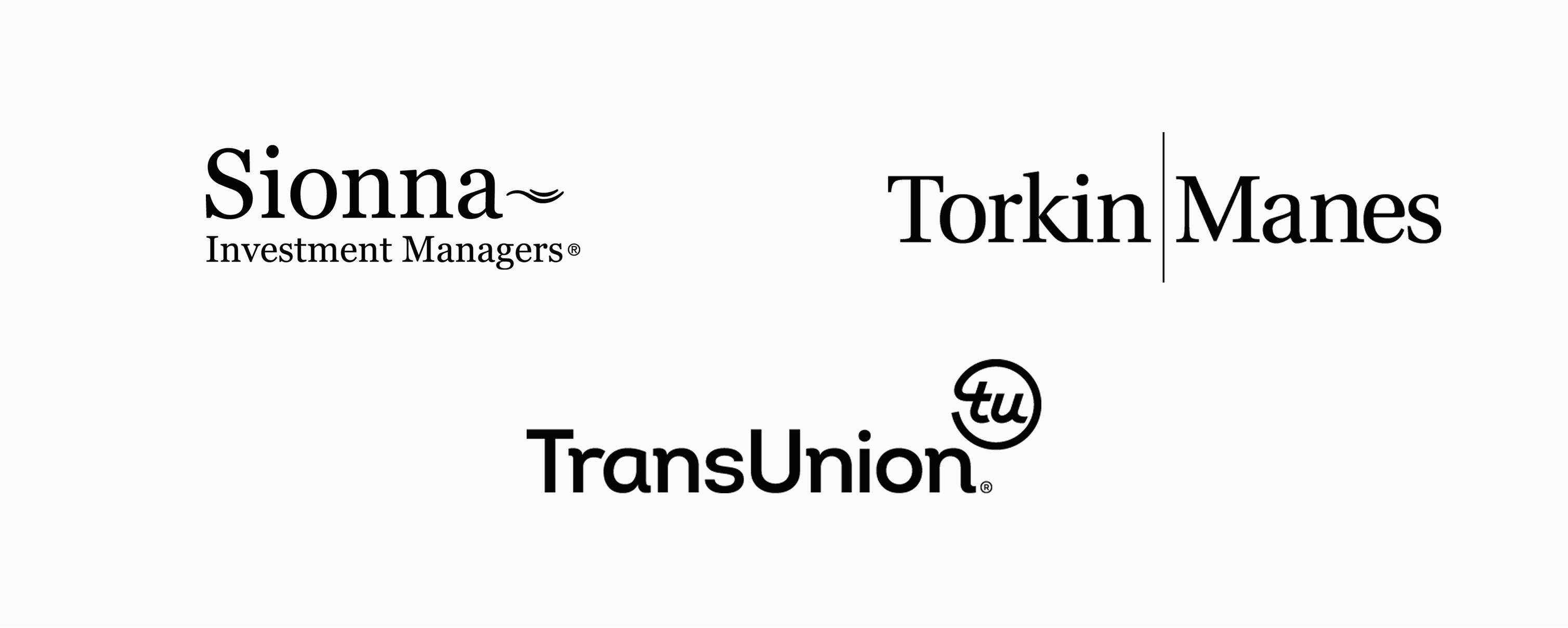 Sionna Investment Managers, Torkin | Manes, TransUnion.