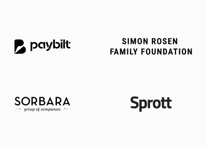 Paybilt, Simon Rosen Family Foundation, Sorbara Group of Companies, Sprott