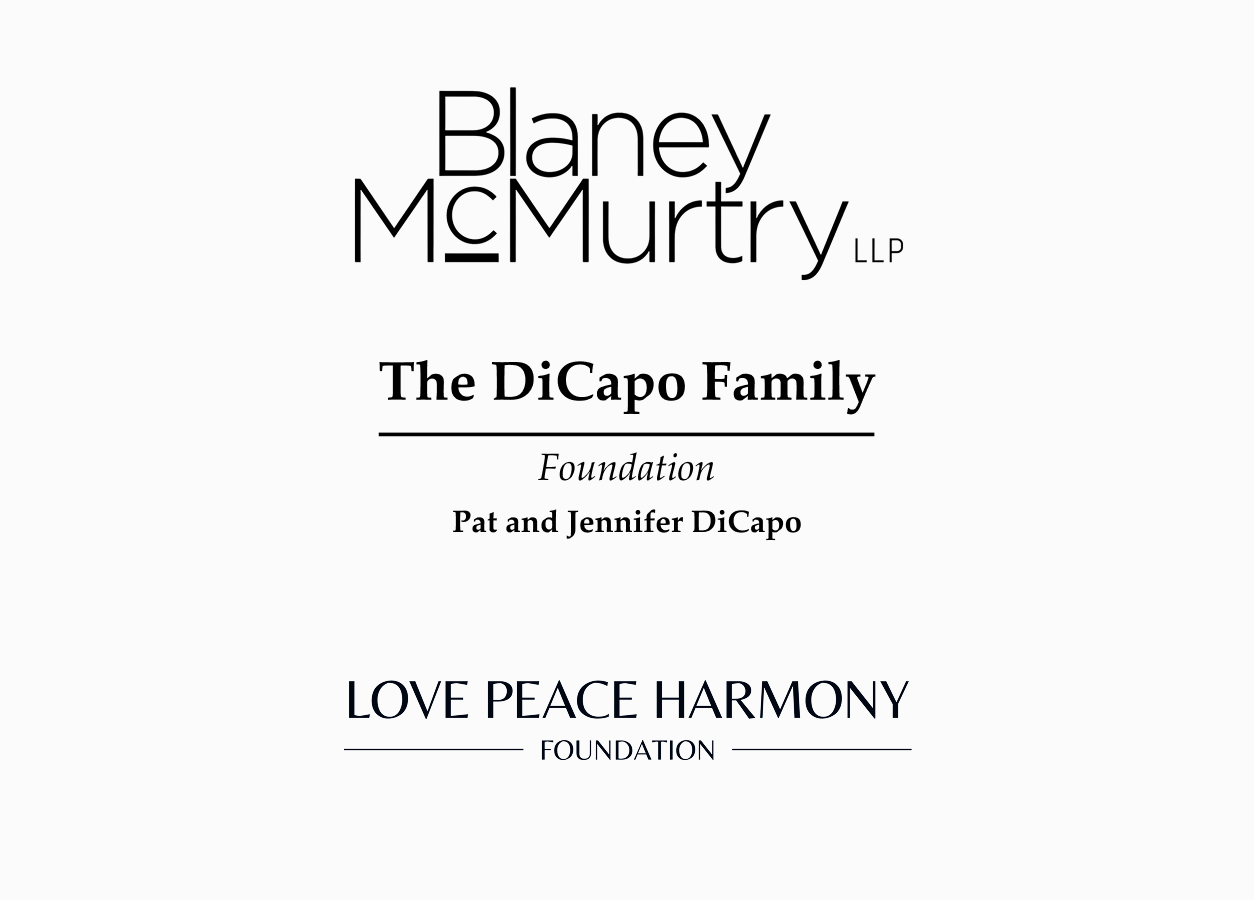 Blaney McMurtry LLP, The DiCapo Family Foundation Pat and Jennifer DiCapo, Love Peace Harmony Foundation